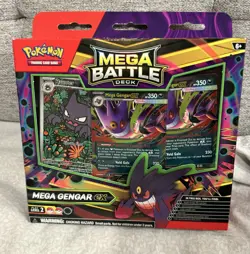 Pokemon 027 Promo Holo Mega Evolution Gengar Battle Deck Phantasmal Flames box - Image 1