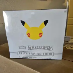 Pokemon TCG: 25th Anniversary Celebrations Elite Trainer Box (2021) 820650809439 - Image 1
