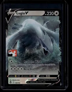 Pokemon TCG Lugia V 138/195 Silver Tempest Prize Pack Series NM - Image 1