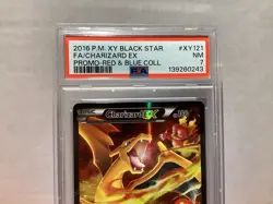 2016 Charizard EX Black Star Promo XY 121 Full Art PSA 7 Pokemon TCG - Image 2