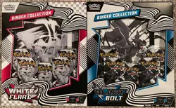 Pokemon Black Bolt & White Flare Binder Collection Bundle Set of 2 NEW - SEALED! - Image 1