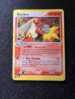Pokemon Blaziken EX Ruby & Sapphire Holo Rare 3/109 - Image 1