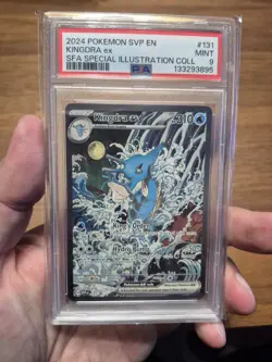 2023 POKEMON SV BLACK STAR PROMOS - SVP EN #131 KINGDRA EX PSA 9 - Image 1
