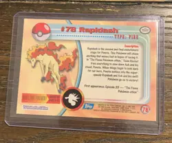 Pokemon Topps Series 2 Blue Logo - Non Holo - Rapidash #78 - Image 2
