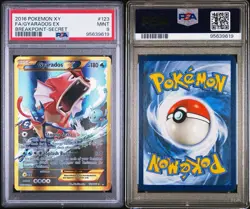 PSA 9 Gyarados EX (Secret) 123/122 XY: Breakpoint Holo Pokemon - Image 3