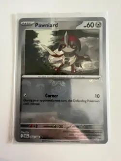 Pawniard 064/086 Common MasterBall Holo Near Mint Condition Black Bolt - Image 1