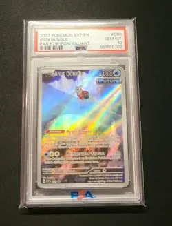 💎 PSA 10 2023 Pokemon Svp English Black Star Promo #066 Iron Bundle Valiant - Image 2