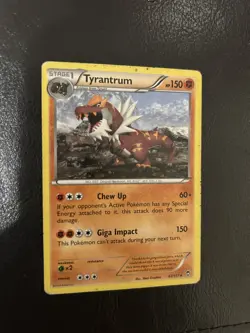 Tyrantrum 62/111 Pokemon XY Furious Fists Ships Quick - Image 1