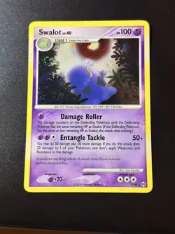 Pokemon - Swalot #9/99 - Arceus Holo NM TO LP SWIRL - Image 1