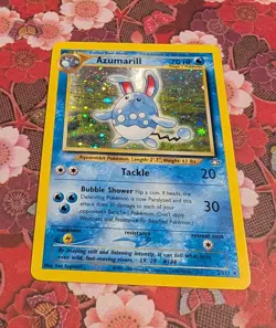 Azumarill 2/111 Pokemon Neo Genesis Unlimited - LP, Excellent Condition - Image 3