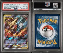 2019 Pokemon SM Promo Hidden Fates ETB: Full Art Moltres & Zapdos & Articuno GX - Image 3