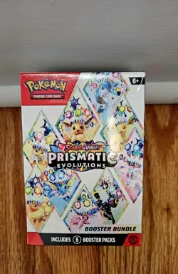 Pokemon Prismatic Evolutions Booster Bundle Box 6 Packs - Image 1