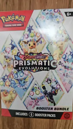Pokemon Prismatic Evolutions Booster Bundle Box 6 Packs - Image 5