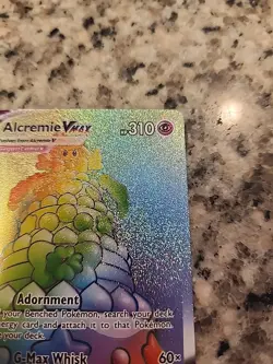 Alcremie VMAX 073/072 Shining Fates Secret Rainbow Rare Holo Pokemon NM - Image 3