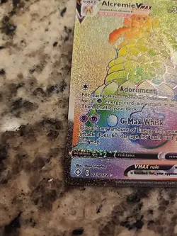 Alcremie VMAX 073/072 Shining Fates Secret Rainbow Rare Holo Pokemon NM - Image 5