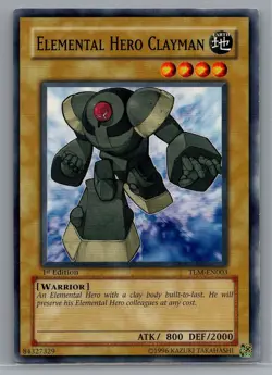 Yu-Gi-Oh! TCG Elemental Hero Clayman TLM-EN003 1st Edition NM - Image 1