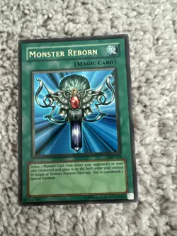 NM Yu-Gi-Oh! TCG Monster Reborn LOB-118 Legend of Blue Eyes Unlimited - Image 1