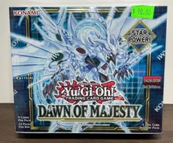 Yu-Gi-Oh! Dawn of Majesty 1st edition Booster Box CCG Konami Sealed - Image 1