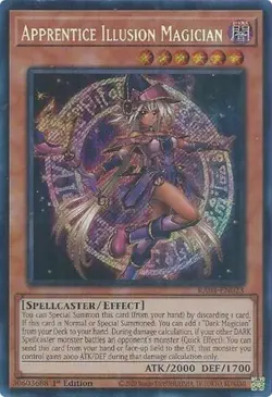 1x Apprentice Illusion Magician (Secret NM Eng YuGiOh - Quarter Century Stampede - Image 1