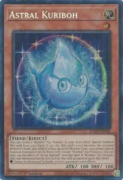 1x Astral Kuriboh (Secret Rare) - 1st E NM Eng YuGiOh - Quarter Century Stampede - Image 1