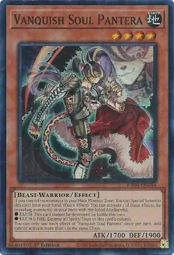 1x Vanquish Soul Pantera - 1st Edition NM Eng YuGiOh - Quarter Century Stampede - Image 1
