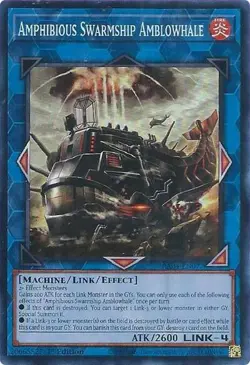 1x Amphibious Swarmship Amblowhale - 1s NM Eng YuGiOh - Quarter Century Stampede - Image 1