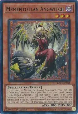 1x Mementotlan Angwitch - 1st Edition NM Eng YuGiOh - Quarter Century Stampede - Image 1