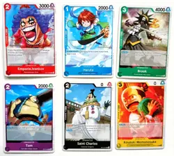 One Piece 3rd Anniversary Gold Stamped 6 Card Promo Bundle.. - Image 1