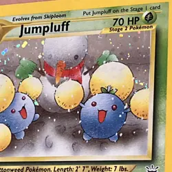 Jumpluff - 9/64 - Neo Revelation- Holo Rare - Vintage Pokemon Card - LP - Image 5