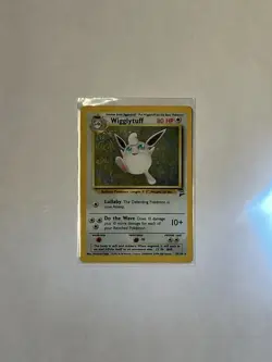 Pokemon TCG Wigglytuff Holo Rare Card 19/130 Base Set 2 - Image 1