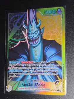 Gecko Moria OP14-080 Alt Art Leader - One Piece Card Game - Image 1