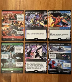 MTG Marvel’s Spider-Man NM Borderless Rare/Mythic Card Lot, Sinister Six! Behold - Image 1
