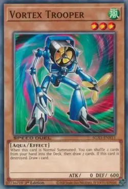 Vortex Trooper - SGX3-ENH11 - Common - 1st Edition Near Mint Yugioh Card - Image 1