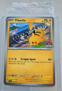 Pokemon Pikachu World Championships 2024 Promo 190 Pokemon Sealed Unopened Card - Image 1