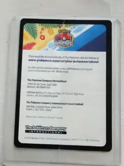 Pokemon Pikachu World Championships 2024 Promo 190 Pokemon Sealed Unopened Card - Image 2