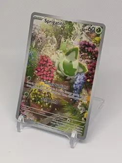 Sprigatito 196/193 - Illustration Rare Holo - Paldea Evolved - Pokemon Card - Image 1