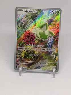 Sprigatito 196/193 - Illustration Rare Holo - Paldea Evolved - Pokemon Card - Image 4