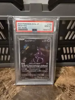 Mewtwo 183/165 AR Art Rare 151 SV2a Japanese 2023 Pokemon Card - Graded PSA 10 - Image 1