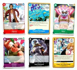 One Piece 3rd Anniversary Gold Stamped 6 Card Promo Bundle...... - Image 1
