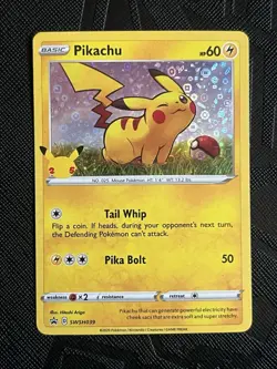 Pokemon TCG Pikachu SWSH039 General Mills Promo Misc. Cards & Products - NM(-) - Image 3
