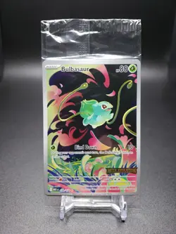 Pokemon TCG SEALED Bulbasaur IR 133/132 Mega Evolutions Stamped Promo Card - Image 1