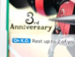 One Piece 3rd Anniversary Gold Stamped 6 Card Promo Bundle..... - Image 2