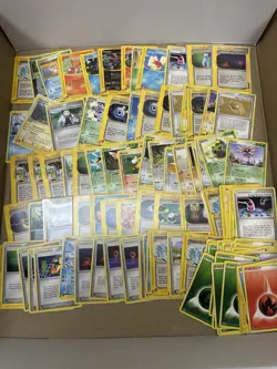 100 all ereader pokemon cards mid era giant lot!! LP-Damaged vintage, yuka morii - Image 1