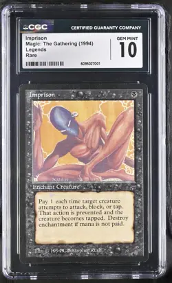 Magic MTG Legends Rush Art Disavowed Card CGC 10 GEM MINT - Image 1