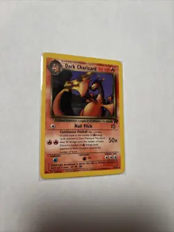Pokemon TCG Dark Charizard 21/82 Base Set Non-Holo Rare Card - Image 1