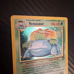 Pokemon TCG Venusaur Holo Rare Card 18/130 2000 Base Set 2 Excellent Condition - Image 2