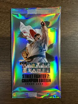 Street Fighter 2: Champion Edition Promo Card Pack PSA Magazine Exclusive Sealed - Image 1
