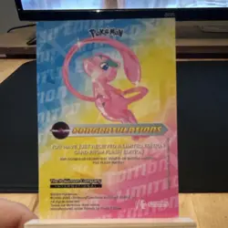 Mew Flash Edition Limited Edition Foil Card #151 2024 - Image 3