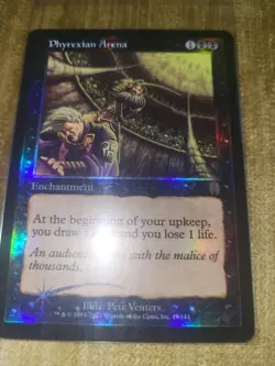 1x Phyrexian Arena - FOIL LP English Apocalypse MTG Magic - Image 1