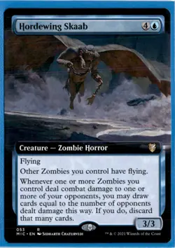 Commander: Innistrad: Midnight Hunt #53 Hordewing Skaab (Extended Art) - Image 1